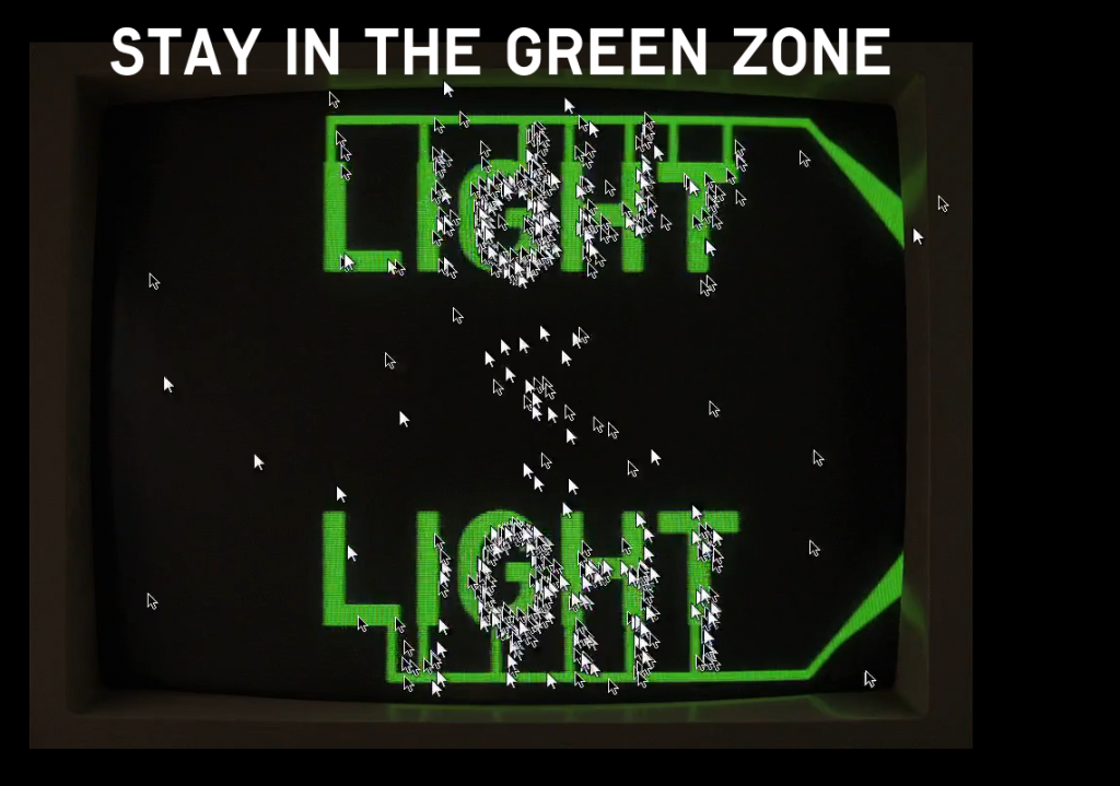 Light Light Video - cursors stay in the green zone