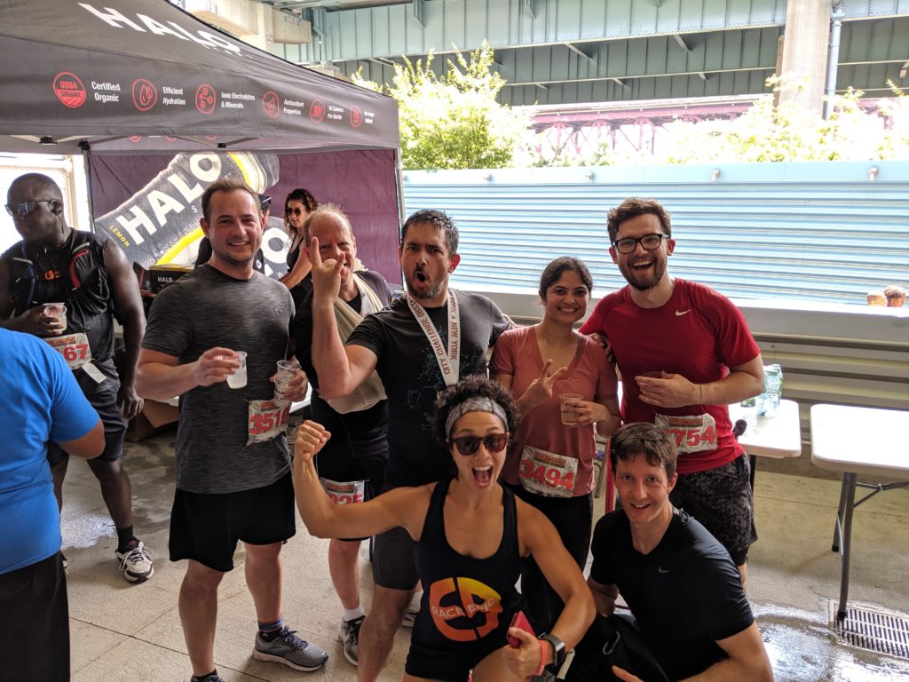 Group photo of my running team