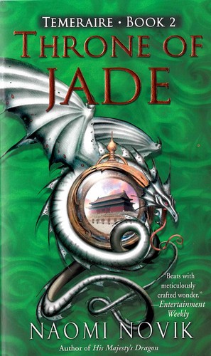 cover of Naomi Novik's "Throne of Jade"